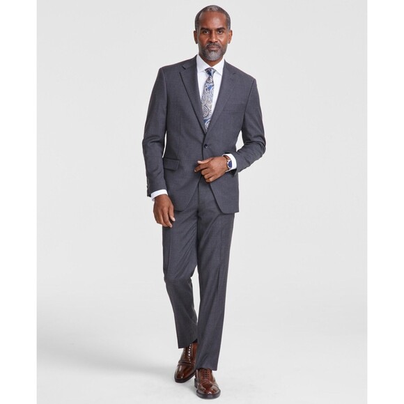 Tallia Other - Tallia Men's Classic-Fit Suit Separate Jacket - Dark Grey, 40S
